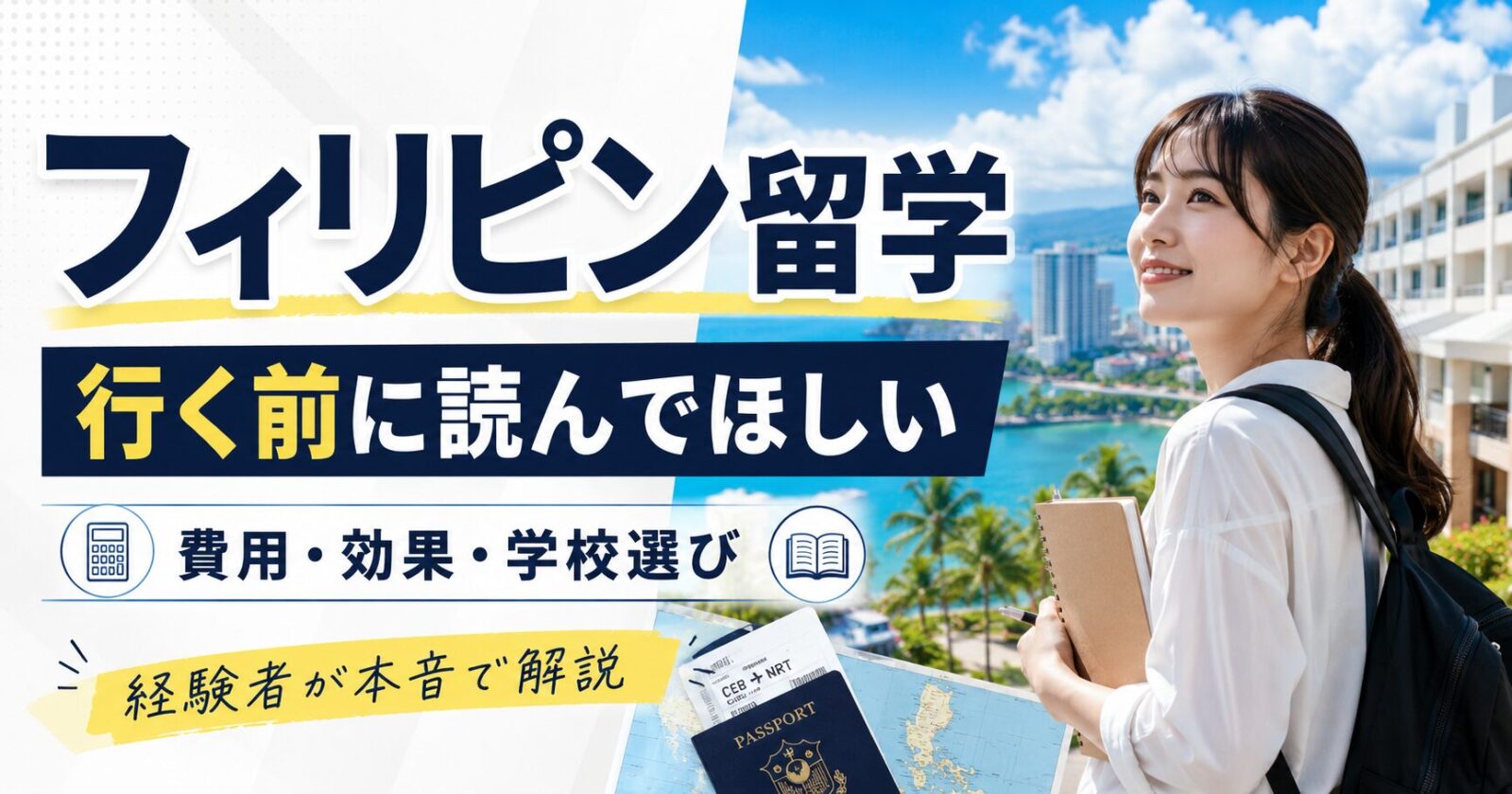 フィリピン留学に行く前に読んでほしい｜費用・効果・学校選びを経験者が本音で解説